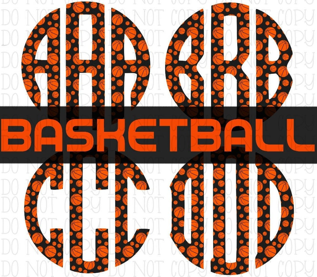 Basketball Monogram