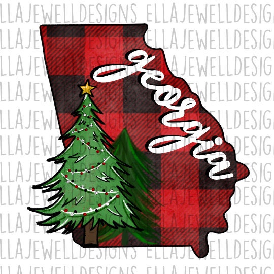 Georgia - Plaid - Christmas Trees