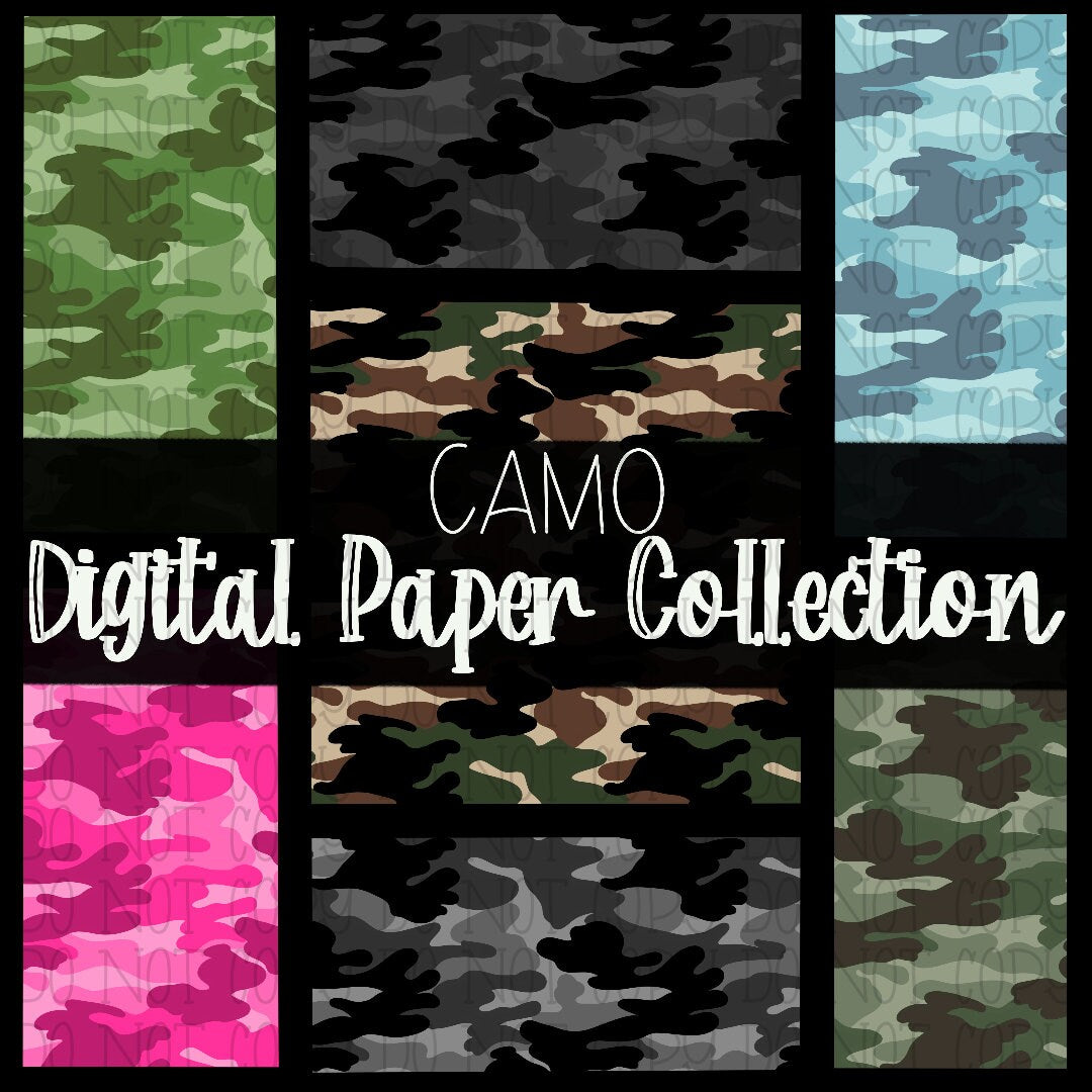Camo Pattern Paper