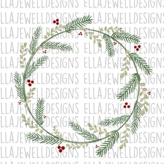Holly Wreath Christmas