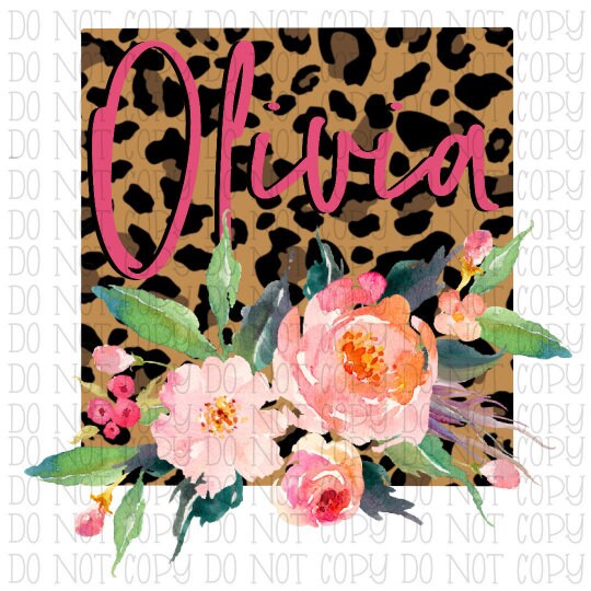 Olivia - Leopard Floral