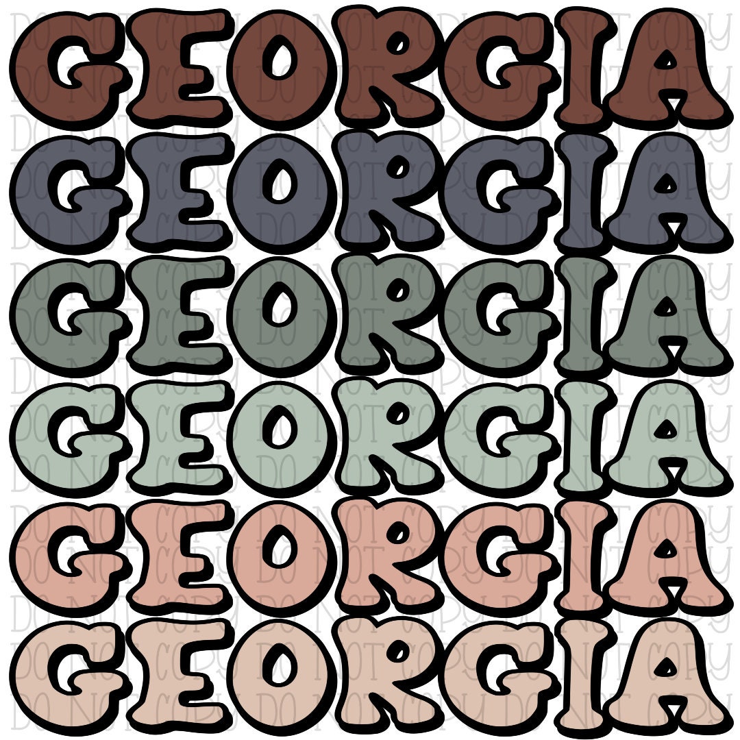Retro Georgia Pastel Colors