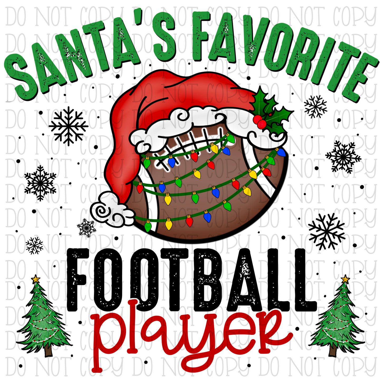 Santa's Favorite Football Player