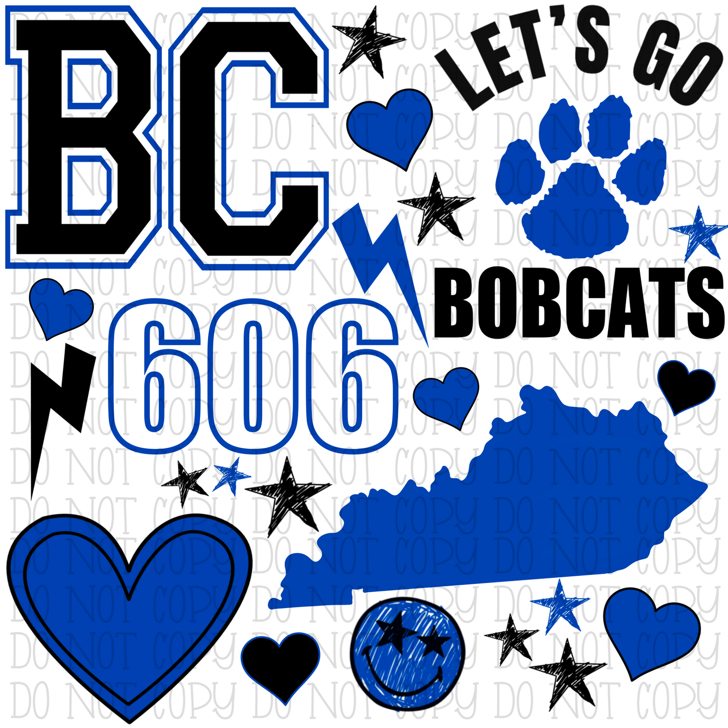 BC Bobcats - Kentucky - Scatter - School Sports Team