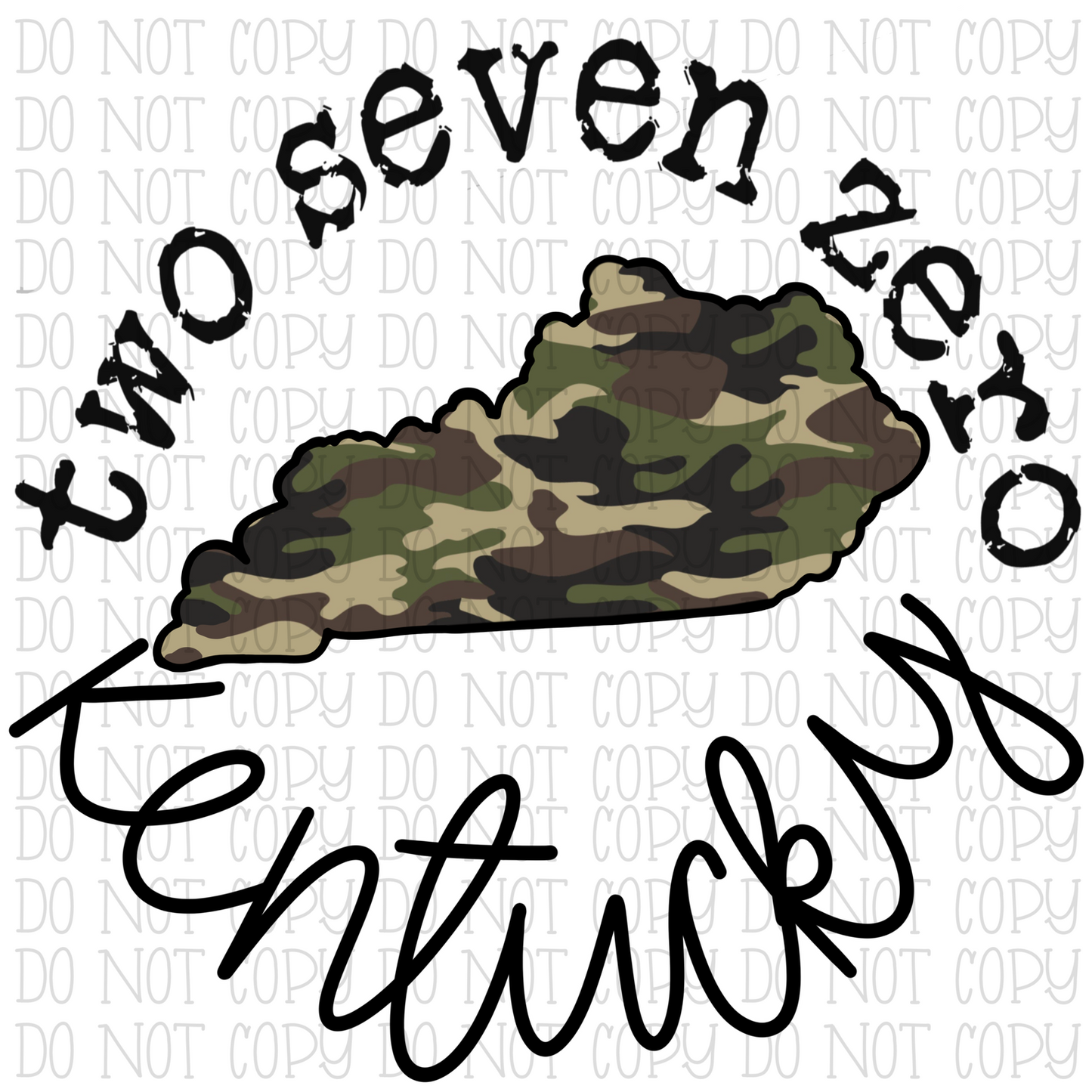 270 Area Code Kentucky Camo Two Seven Zero