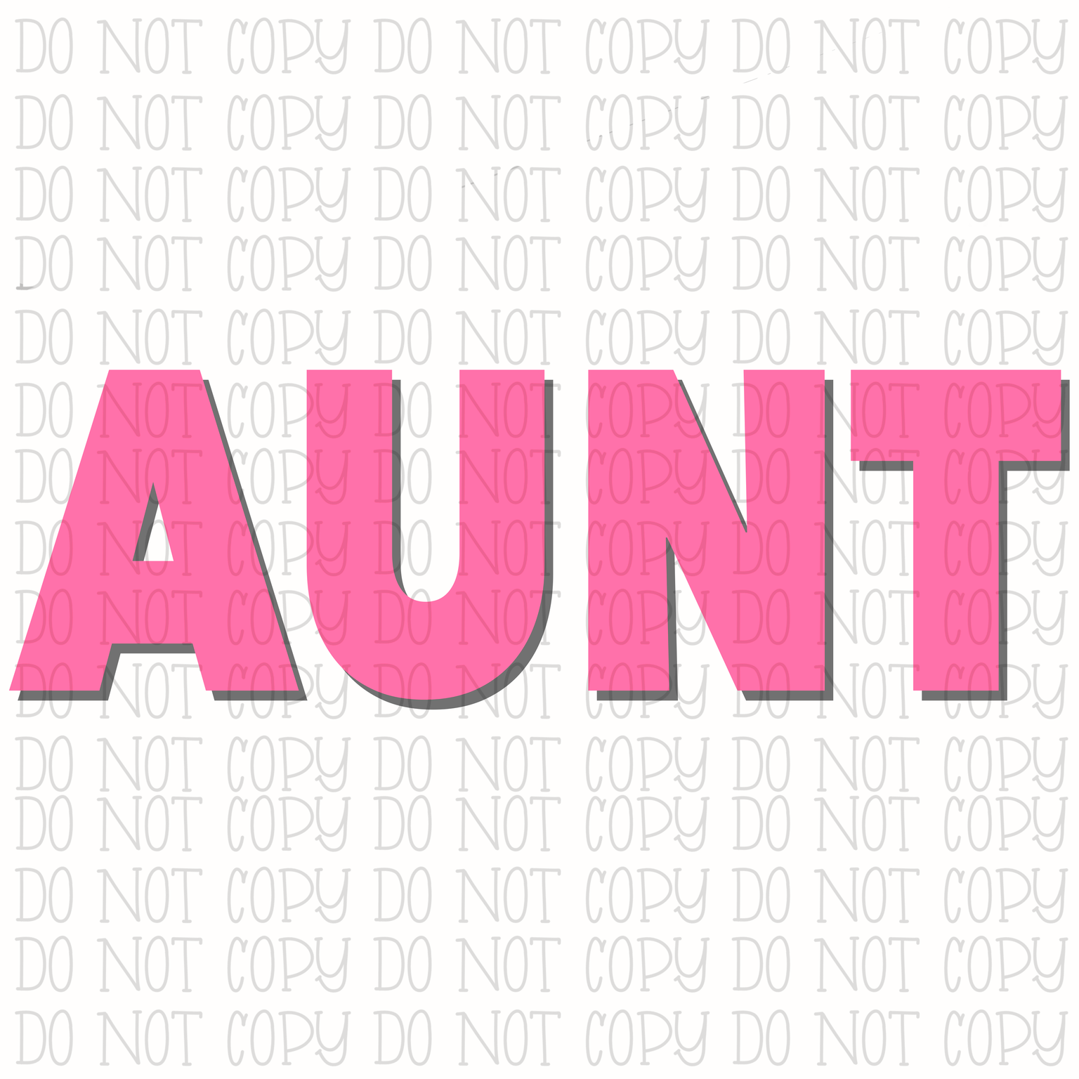 Aunt - Pink Font – Collado Subs