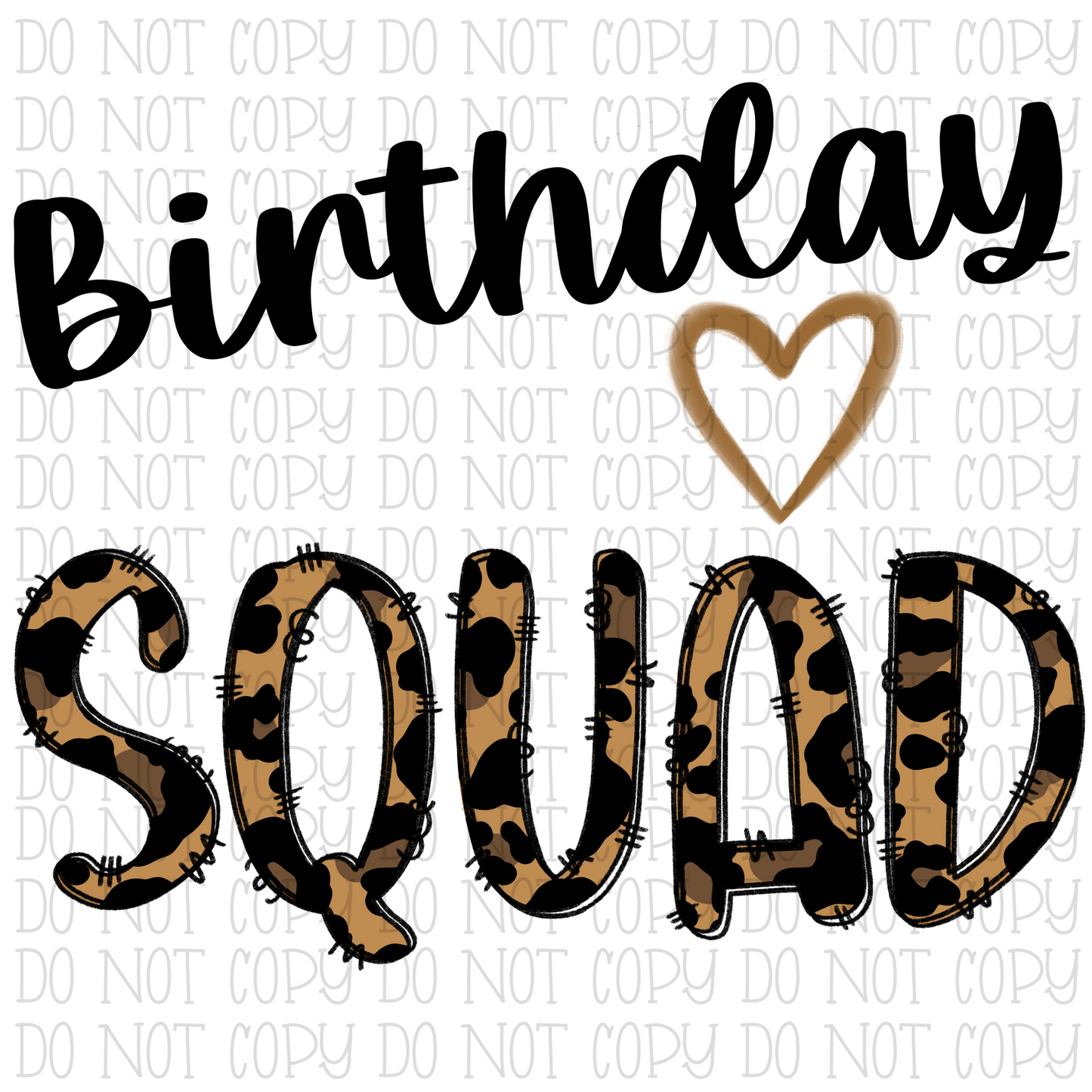 Birthday Squad - Leopard