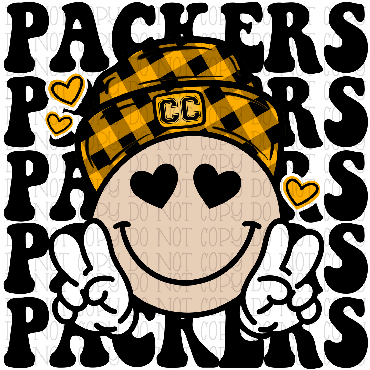 Colquitt County Packers - Hippie Smile Face Peace Sign School Sports Team