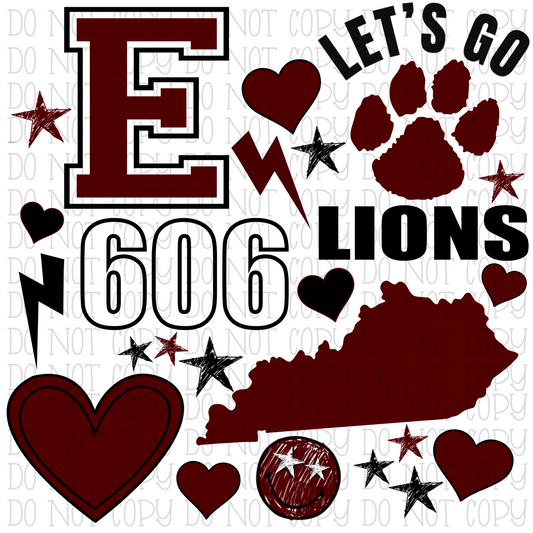 Elliot County Lions - Kentucky - Scatter