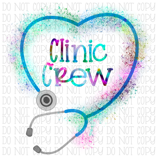 Clinic Crew - Heart Stethoscope