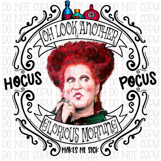 Hocus Pocus - Oh Look Another Glorious Morning - Makes Me Sick - Potions