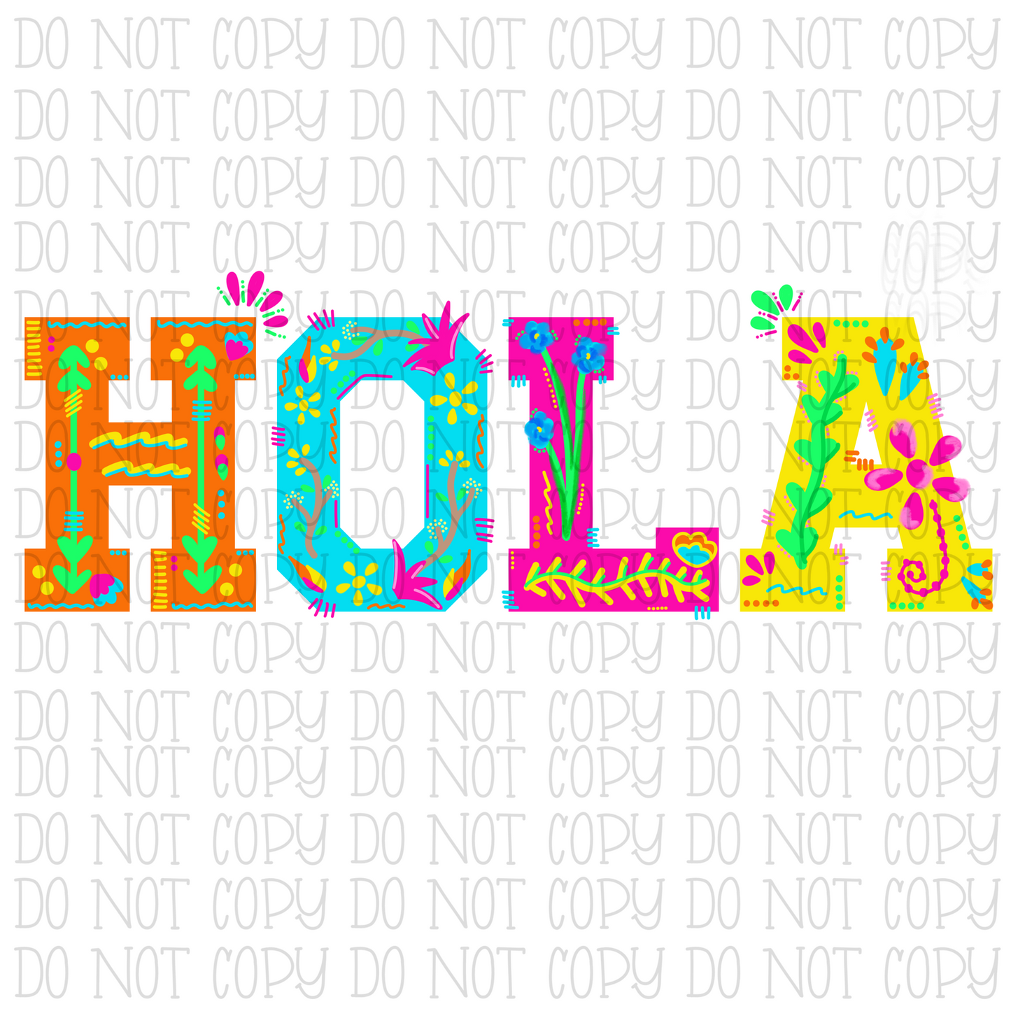 Hola - Floral - Fiesta