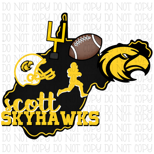 Scott Skyhawks - West Virginia - Football