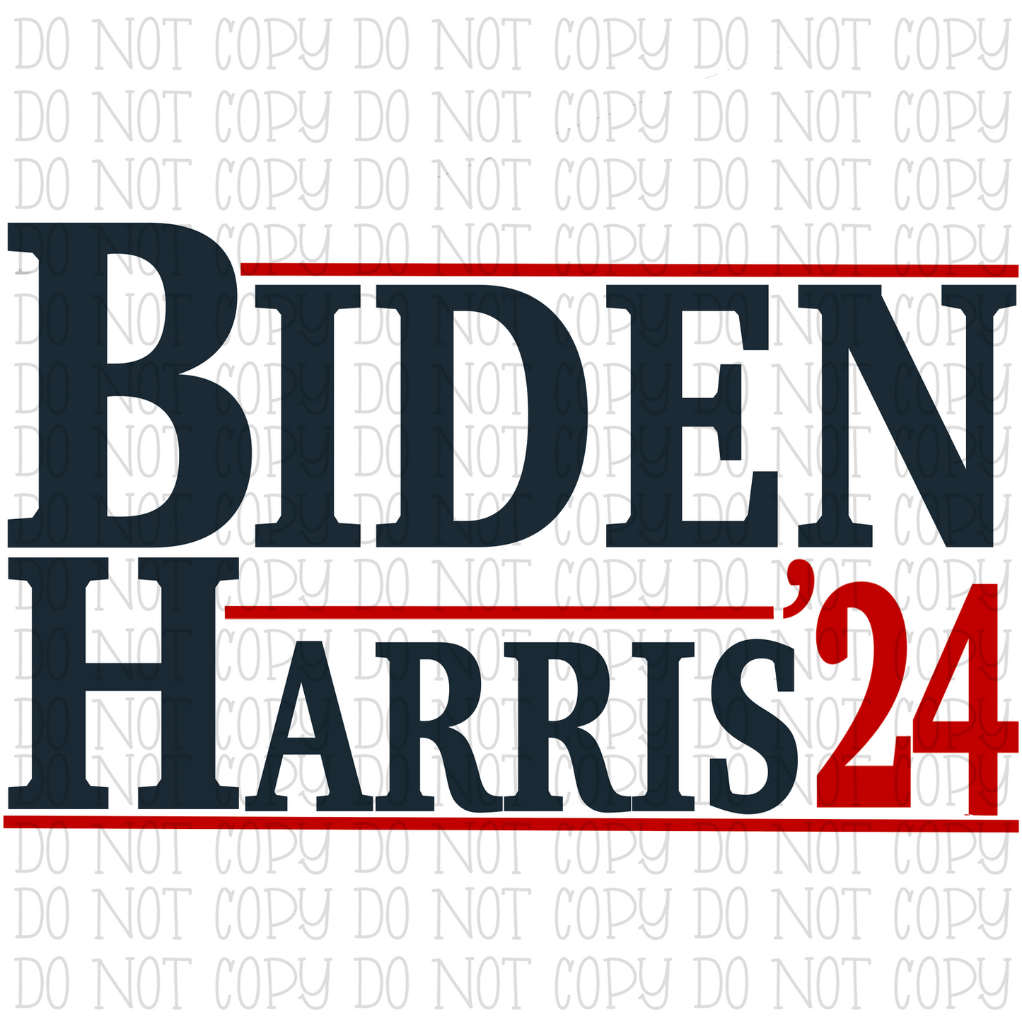 Biden Harris 2024 Election - Red Blue