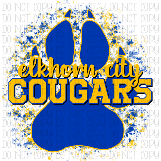 Elkhorn City Cougars - Kentucky - Paint