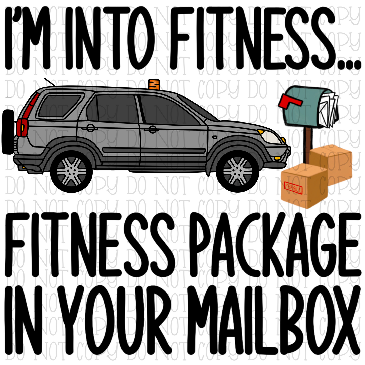 I'm Into Fitness... Fitness Package in Your Mailbox - Silver/Gray Honda CRV