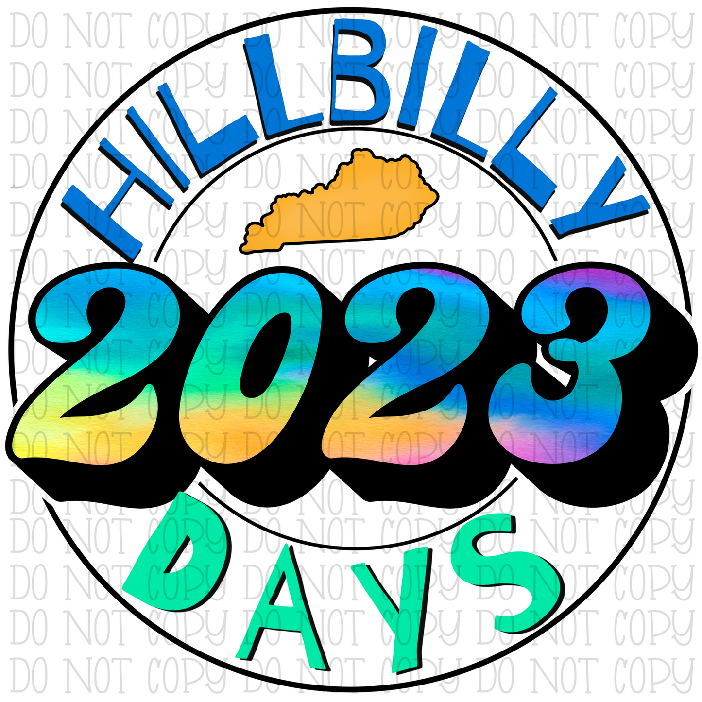 Hillbilly Days Crew - 2023 - Tie Dye