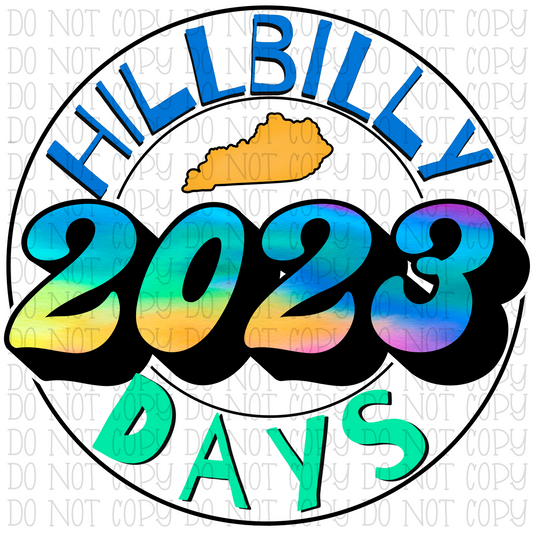 Hillbilly Days Crew - 2023 - Tie Dye