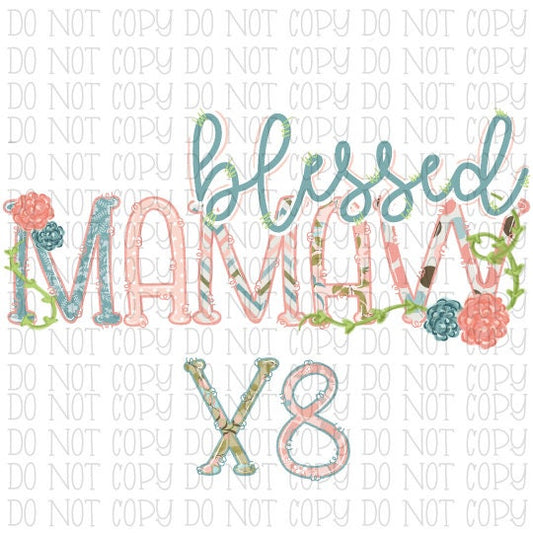 Blessed Mamaw X8