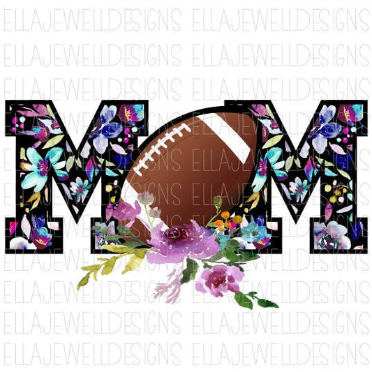 Football Mom Floral