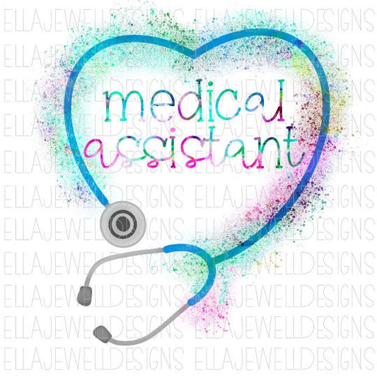 Medical Assistant Heart Stethoscope