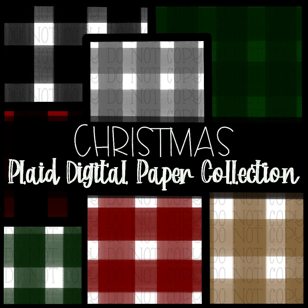 Christmas Plaid Paper