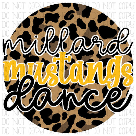 Millard Mustangs Dance Leopard Circle Kentucky