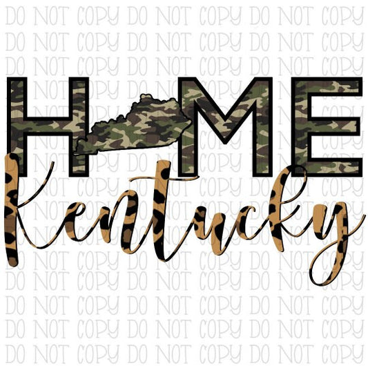 Home Kentucky Camouflage Leopard