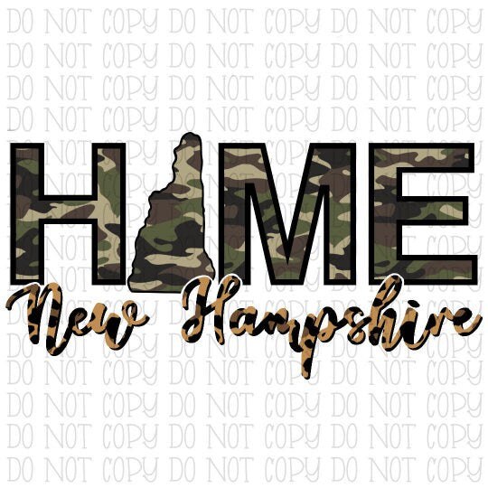 Home New Hampshire Camouflage Leopard