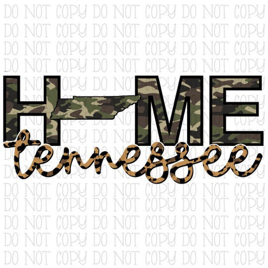 Home Tennessee - Camo and Leopard