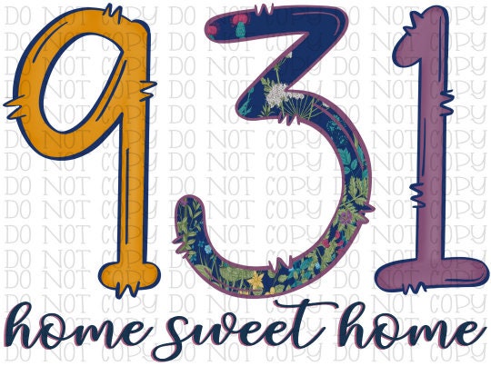 Home Sweet Home - 931 - Area Code - Tennessee