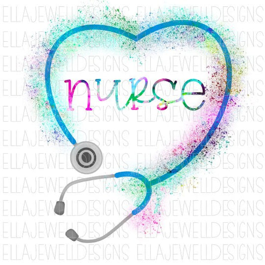 Nurse - Heart - Stethoscope