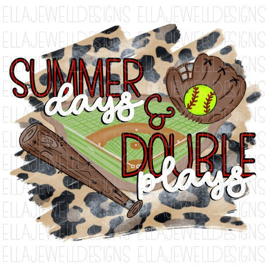 Summer Days and Double Plays - Softball