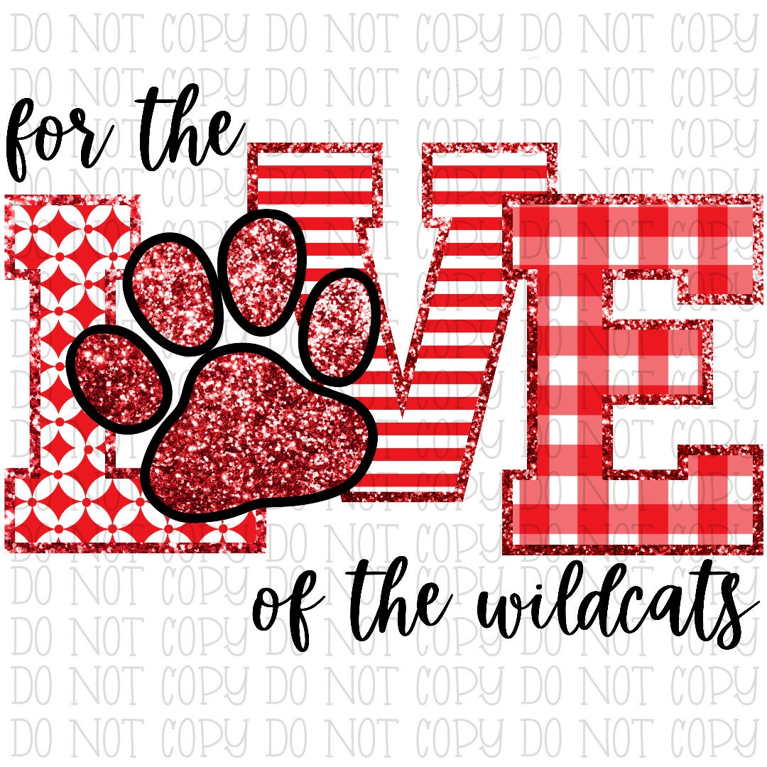For the Love of the Wildcats - Red