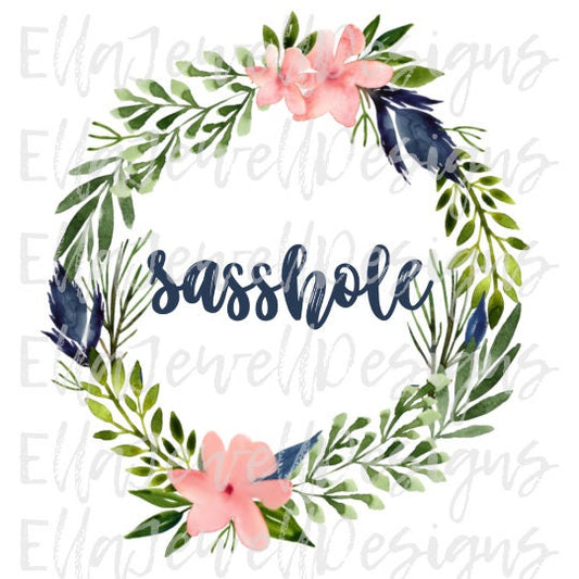 Sasshole - Floral Wreath