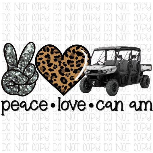 Peace Love Can Am