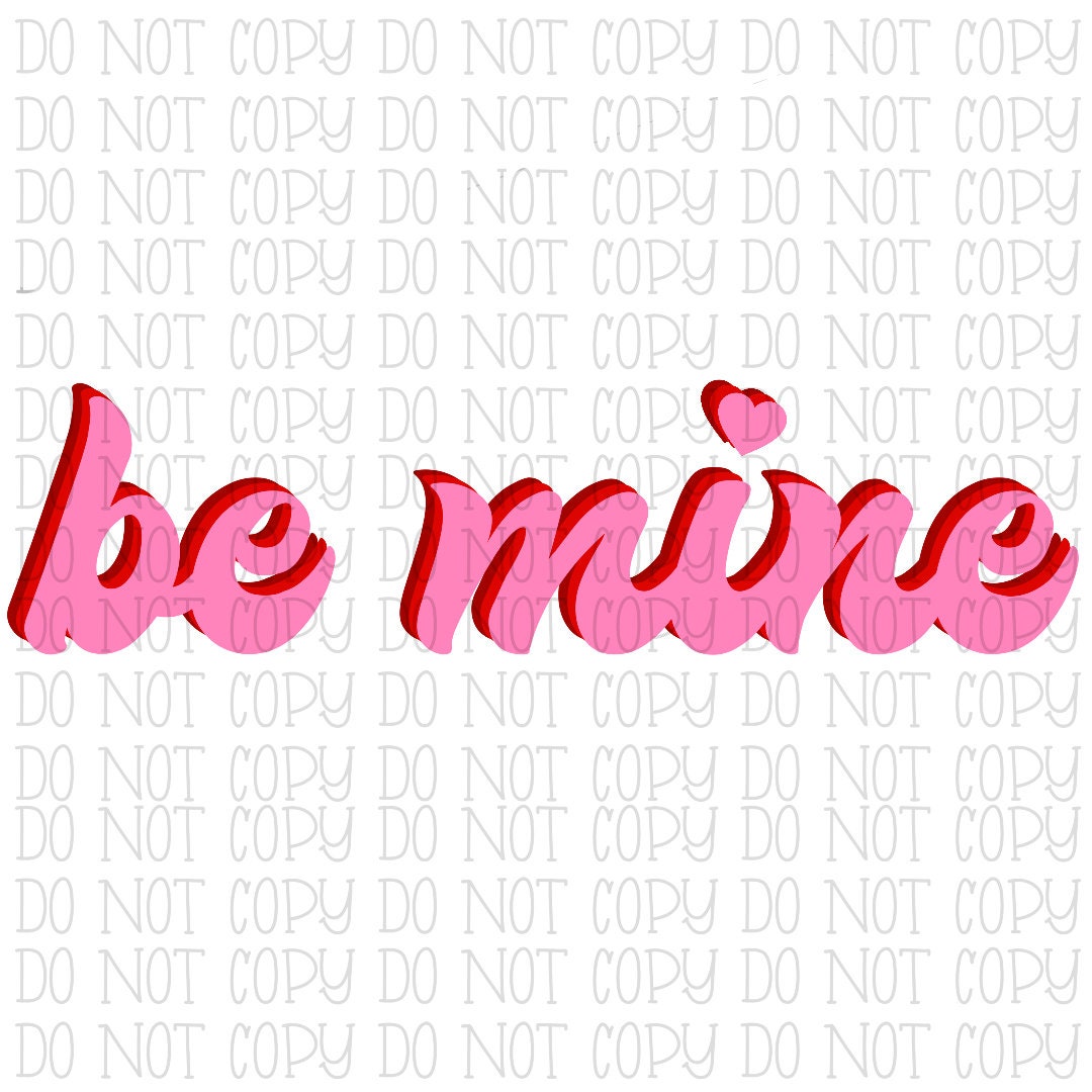 Be Mine Retro Heart