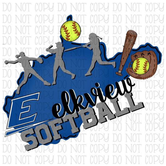 Elkview Softball West Virginia - Gray