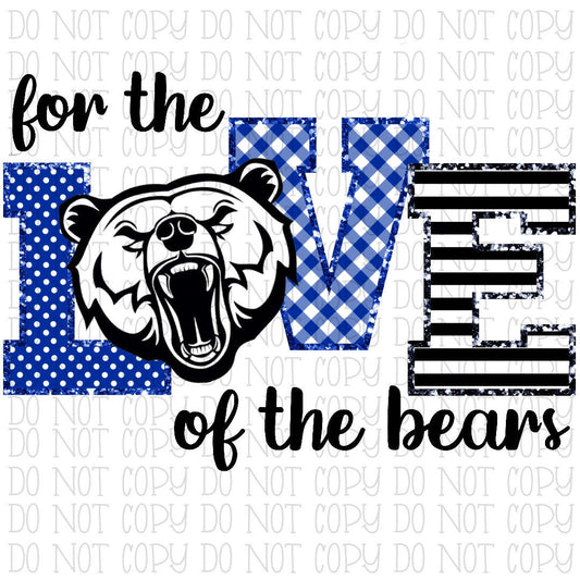 For the Love of the Bears