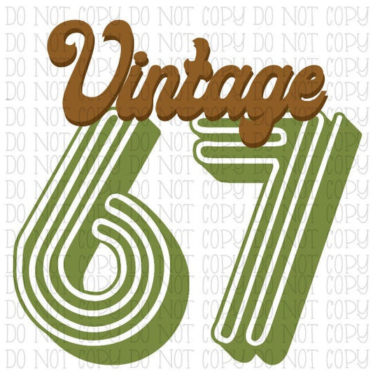 Vintage 67 - 1967