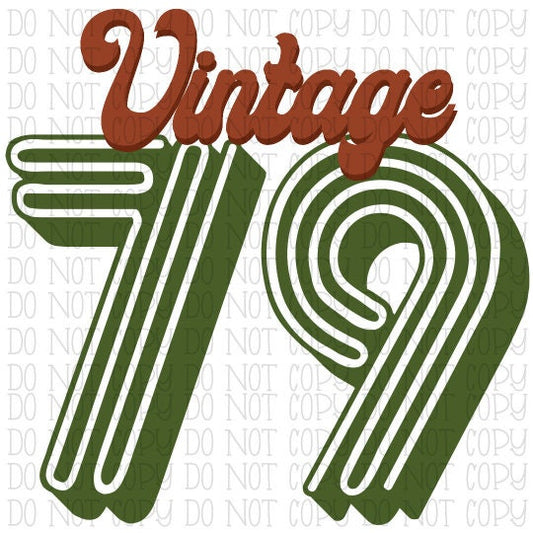 Vintage 79 - 1979
