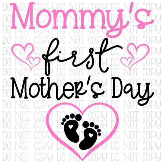 Mommy's First Mother's Day - Pink