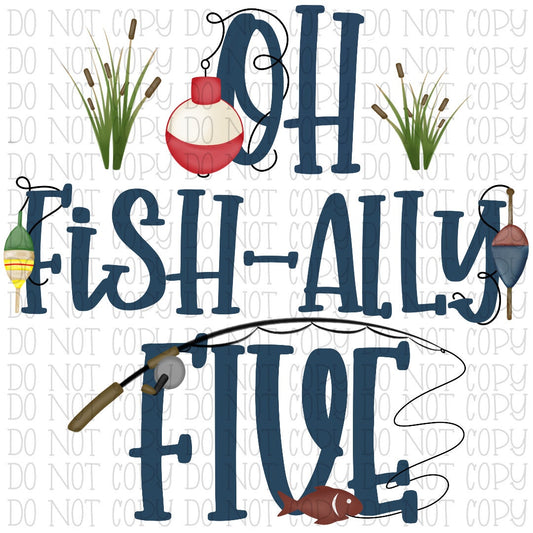 Oh Fish-ally Five - 5 Years Old