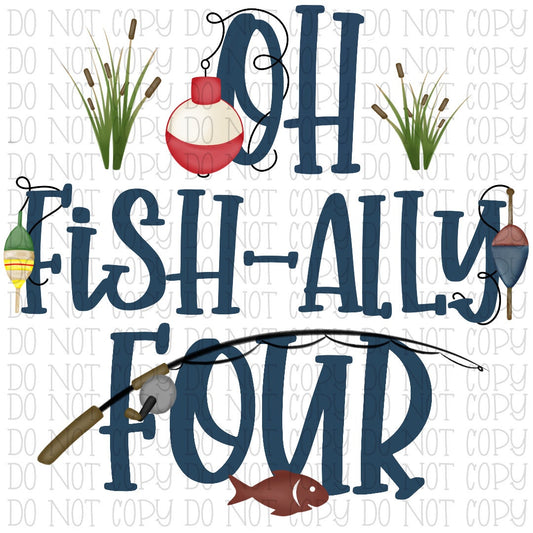 Oh Fish-ally Four - 4 Years Old