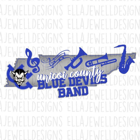 Unicoi County Blue Devils Band - Tennessee