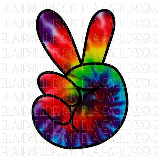 Peace Sign Tie Dye