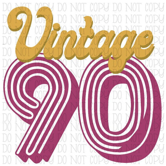Vintage 90 - 1990