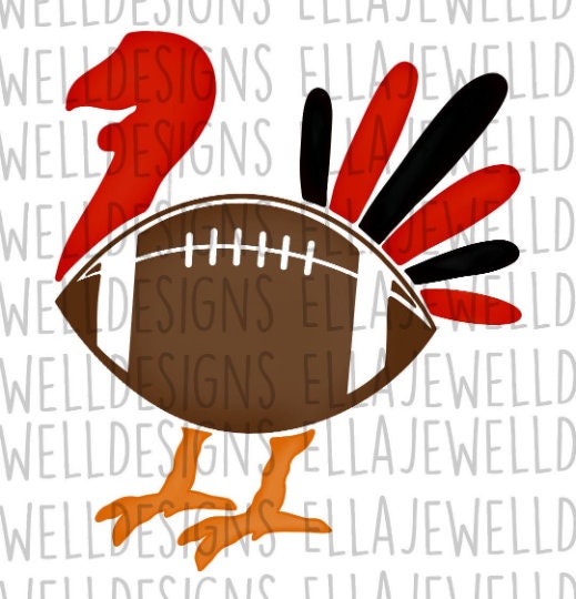 Football Turkey Red and Black