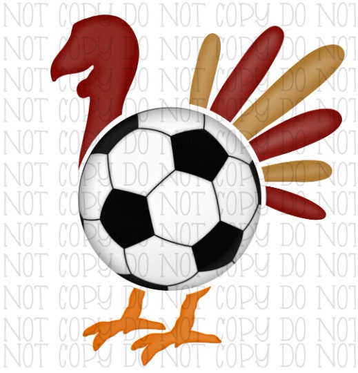 Soccer Turkey Maroon and Gold Feathers