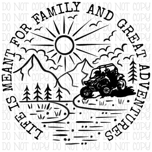 Life is Meant for Family and Great Adventures - RZR